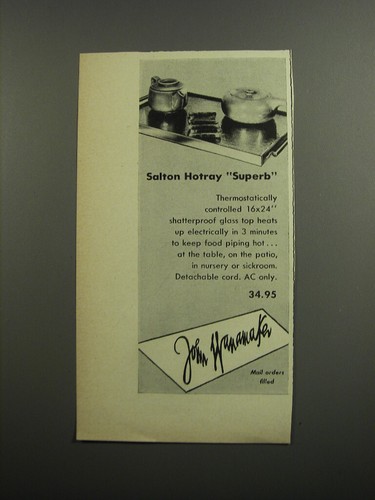 1952 john wanamaker salton - 1952,