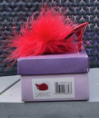 Miniature shoe ornament - ornament, red