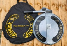 DISKLOK Steering Wheel Lock Small- Up To 39cm Anti Theft Clamp Car Security Lock