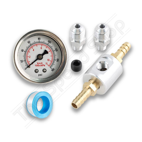 Inline fuel pressure gauge - inline,