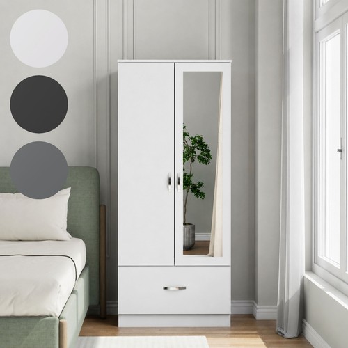 Wooden door wardrobe with - door,