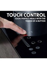 Ceramic Hob with 5 Cooking Zones, Slider Touch Control, 8200W, 77cm