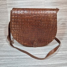 Vintage Leather Saddle Bag