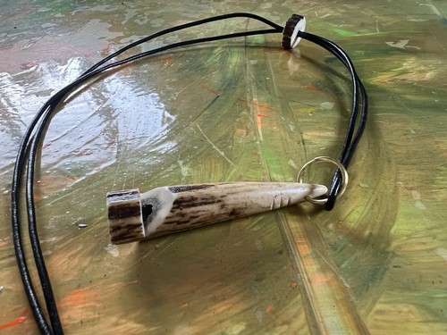 Sika deer antler - deer, whistle
