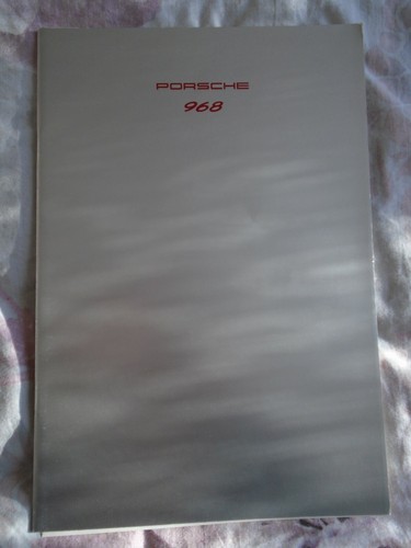 Porsche 968 brochure 1992 - , usa