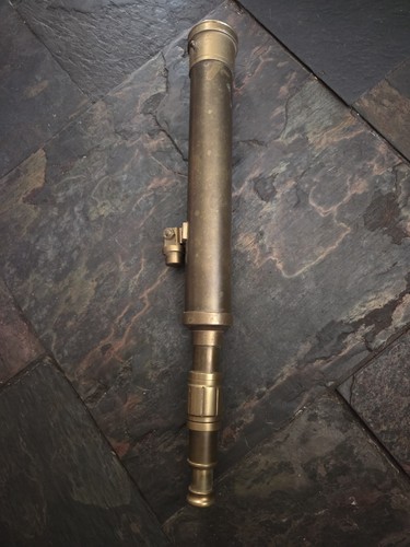 Antique brass telescope - antique,