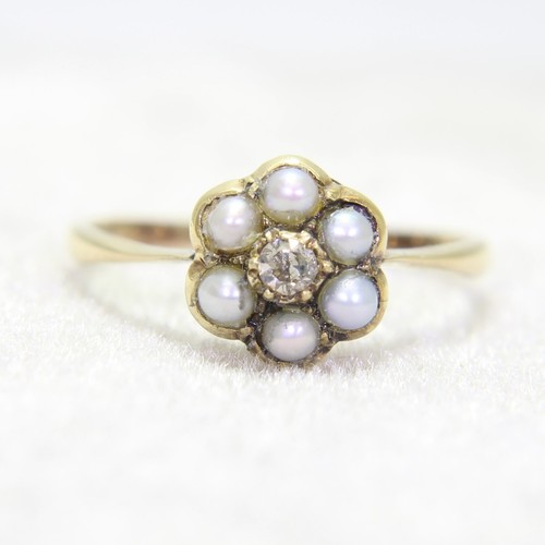 Edwardian pearl diamond - edwardian, &