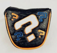 Original Odyssey Question Mark Mallet Putter Head Cover Magnetic Closure UK
