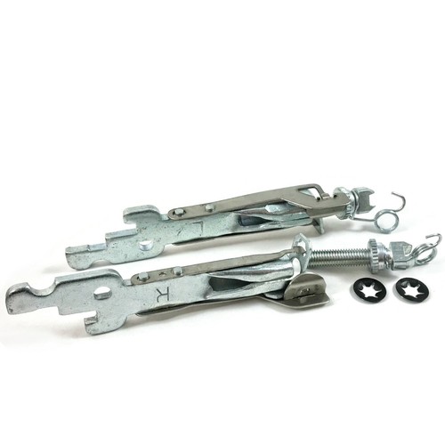 Pair rear brake shoe adjuster - shoe,