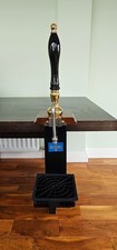 Paragon Beer Engine, 1/4 pint dispense, brass on oak plinth