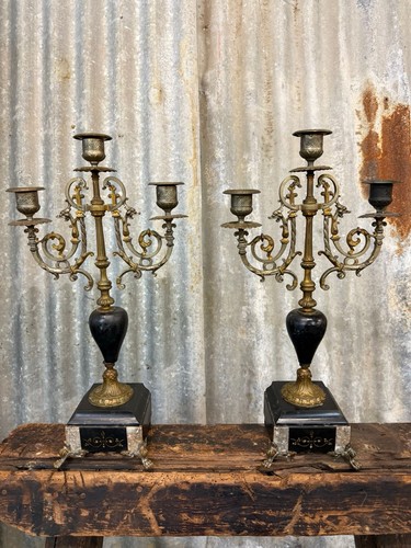 Antique french pair empire - if,