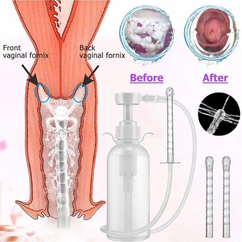 300ml pump action douche enema - action,