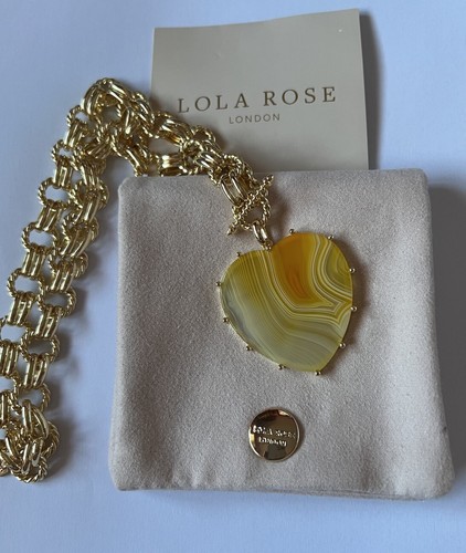 Lola rose yellow - agate, heart