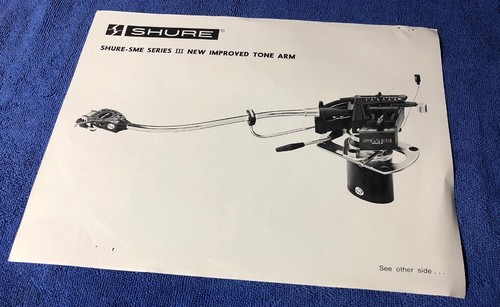 Shure sme iii - sme, arm