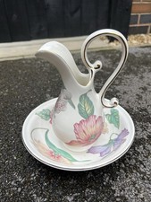 Vintage Retro Wash Jug & Saucer Set By Fapodel