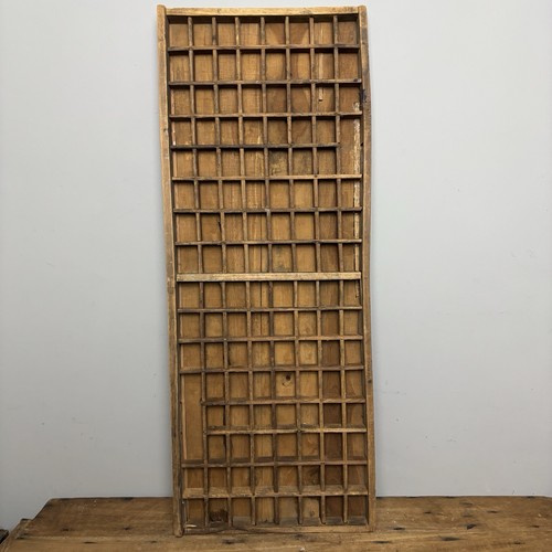 Vintage wooden printers tray - tray,