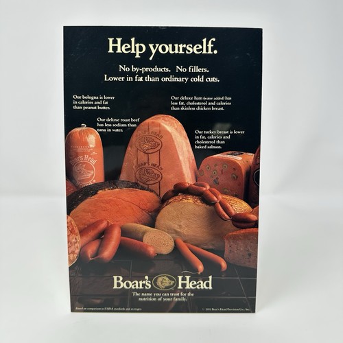 1991 boar head - boar's, counter