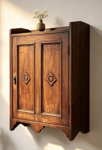 Small antique oak wall - small,