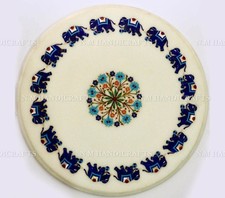 Marble Inlay Coffee Table