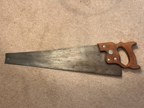 Vintage disston hand saw - vintage,