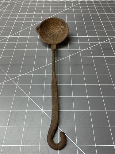 Antique iron lead melting - iron,