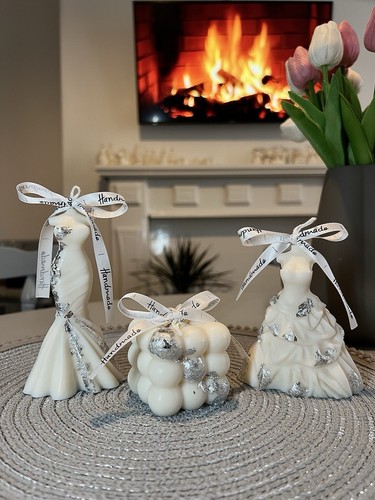 Soy wax candles gift - wax,