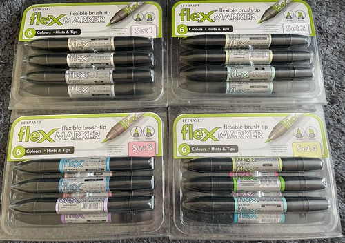 Letraset flexmarker pen set - letraset,