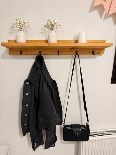 Hook wall mounted coat - hook, rack