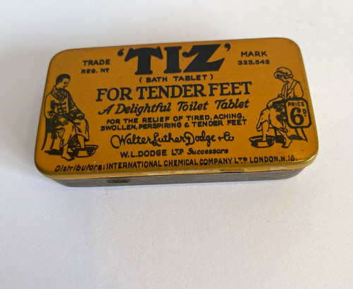Tiz bath tablet tin - bath,