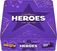 Cadbury Heroes Tin, Filled