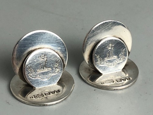 Edwardian silver crested menu - silver,