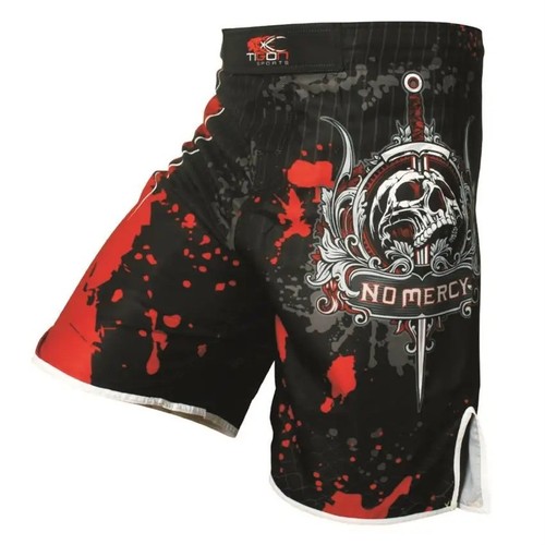 Men skull mma fight shorts - skull,