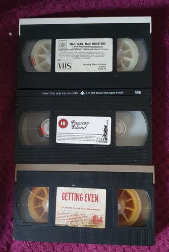 Vhs pre cert - vhs, rentals