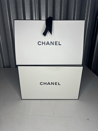 Authentic chanel gift box with - chanel,