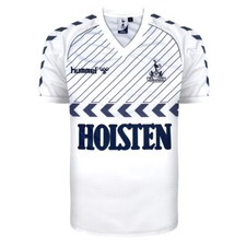 Spurs 1986 Hummel Retro Football Shirt 100% POLYESTER Men's