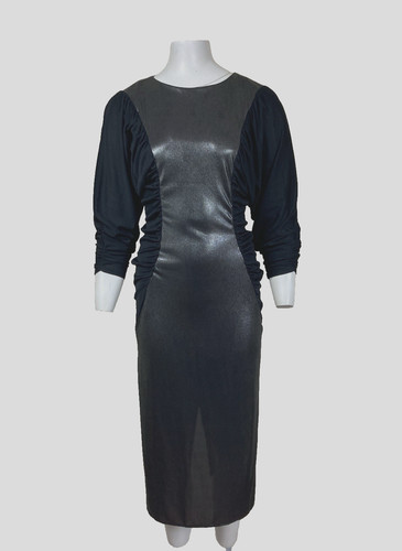 Vintage dress 80s - 80s, silver