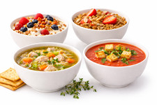 4pc Deep Melamine Bowls White