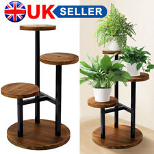 3 Tier Metal Plant Stand Indoor Outdoor Garden Flower Pot Shelf Display Rack UK