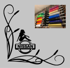 Nissan Sexy lady window decals