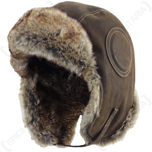 Aviator pilot leather - aviator, ushanka