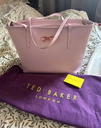 Ted baker pink leather tote - baker,