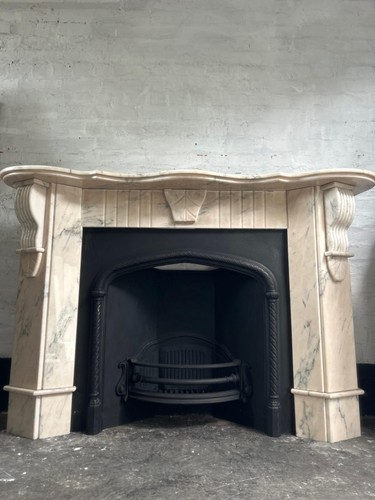 Marble fire surround - for, cast