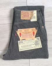 Levi's Red Tab 901 Ladies Comfort Fit Size 29R  Col. Black Stone Washed Denim...