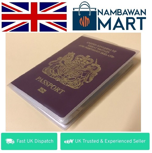 Transparent passport cover - transparent,
