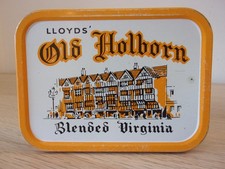 Vintage Lloyds Old Holborn Tobacco Tin - Unhinged Empty Tin [BT5]