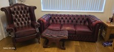 Chesterfield Leather 3 seater