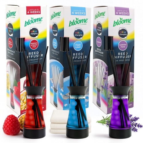 Colour changing reed diffuser - changing,