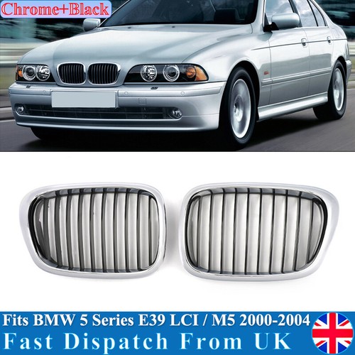 Chrome black front kidney - front,