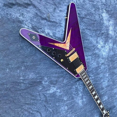 Hot electric guitar - hot, flame