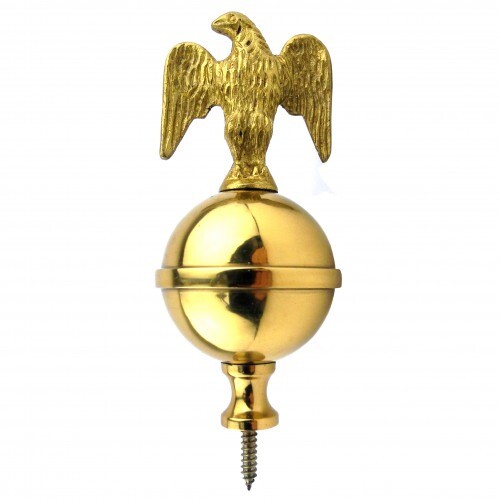 Long case clock brass ball - clock, &